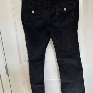 London Fog Black corodroy Women's Pants